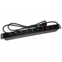 Alantec PZ071U επέκταση ρεύματος 1.8 m 7 έξοδοι AC Εσωτερικού χώρου Μαύρο