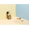 Προστατευτική θήκη Man and Wood για iPhone 12 mini — Terra μαύρο