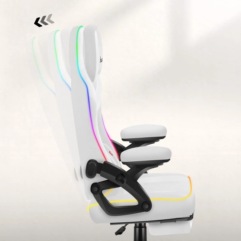 Καρέκλα Gaming Mesh RGB Λευκό