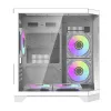 Κουτί υπολογιστή Darflash FT350 + 5 ανεμιστήρες aRGB (λευκό)