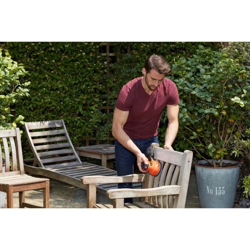 Black & Decker BEW210 Παλμικός τριβέας 14000 U/min Μαύρο, Πορτοκαλί