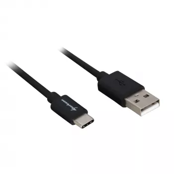 Προσαρμογέας καλωδίου USB 2.0 A σε USB-C Sharkoon 0,5 m, μαύρο