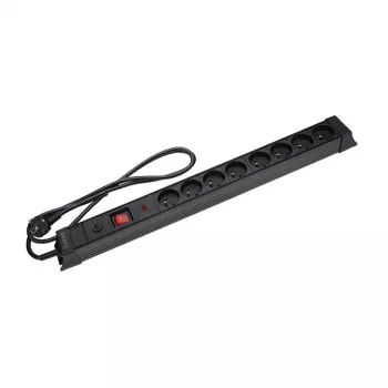 Πολύπριζο προστασίας από υπέρταση Hawk HWPS801BK 1,5 m καλώδιο τροφοδοσίας, μοντέλο HWPS801BK