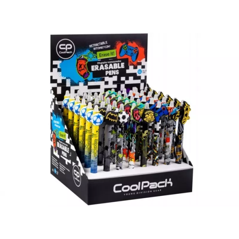 Ανασυρόμενο σβηστό στυλό CoolPack Boys