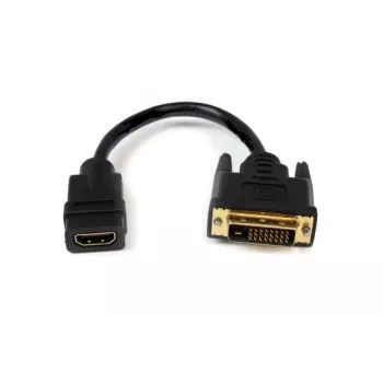 Προσαρμογέας DVI σε HDMI Garbot 31.20.9001 — καλώδιο 15 cm, μαύρο