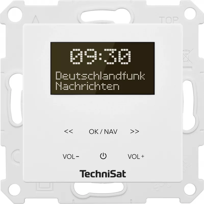 TechniSat DigitRadio UP 55 - ραδιόφωνο DAB - 2 x 2 Watt - λευκό (0001/3901)