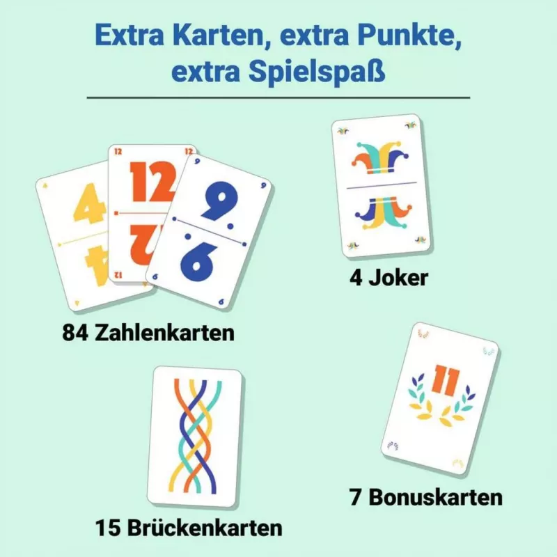Elfer raus Extra, Παιχνίδι με κάρτες