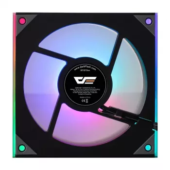 Ανεμιστήρας ψύξης Darkflash DM8 ARGB μαύρος 120 mm