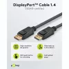 Καλώδιο DisplayPort Goobay 74779 3 m Μαύρο G-Sync FreeSync