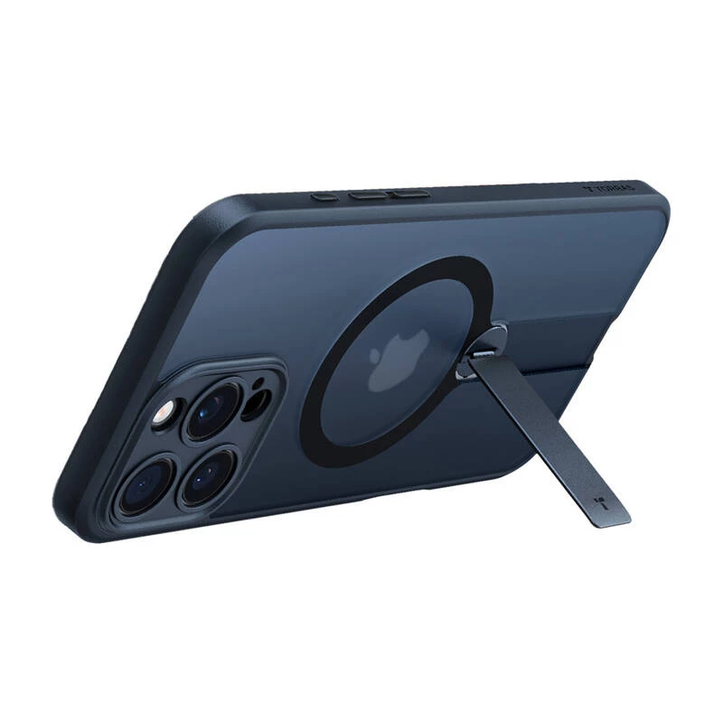 Θήκη Torras Pstand Spin για iPhone 16 Pro Max (Μαύρη)