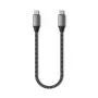 Satechi - Καλώδιο USB - USB-C (M) σε USB-C (M) - 25 cm - τροφοδοσία USB (100 W) (ST-TCC10M)