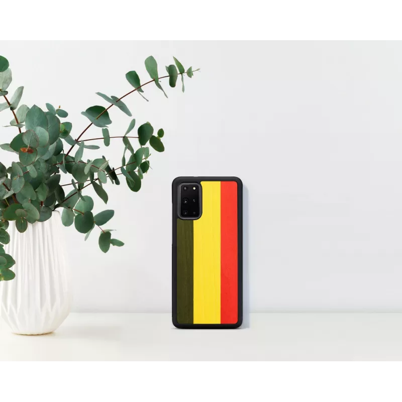 Προστατευτική θήκη Man and Wood Galaxy S20+ reggae μαύρο