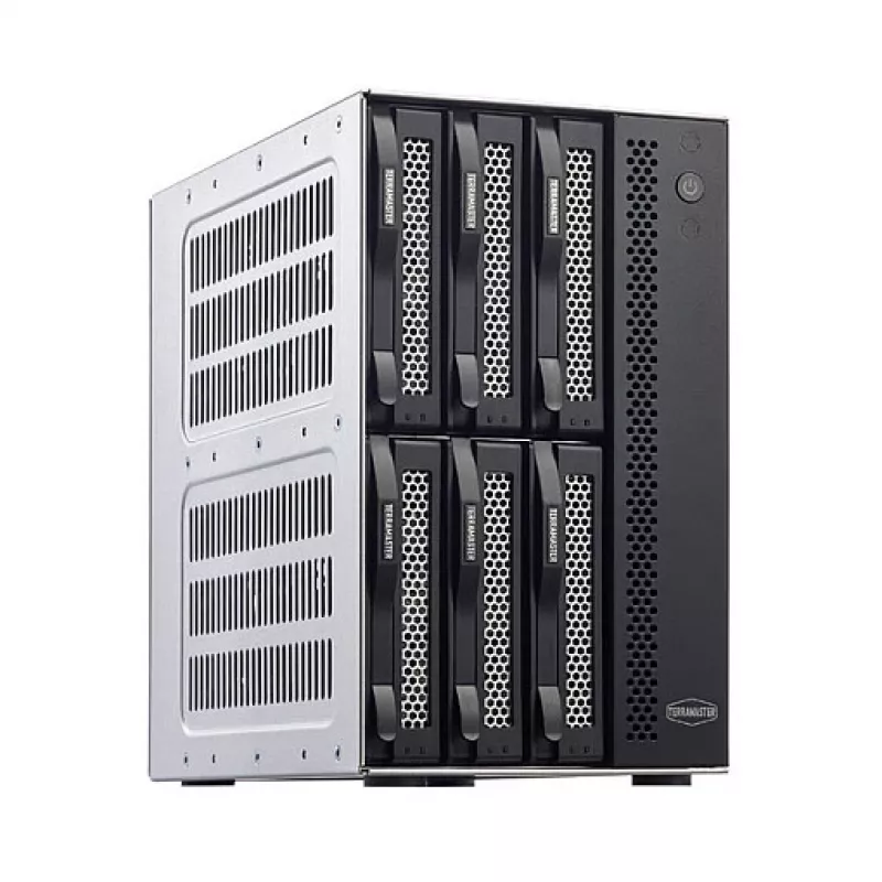 TerraMaster D6-320 Συστοιχία δίσκων Desktop Μαύρο 6 θέσεις HDD SSD