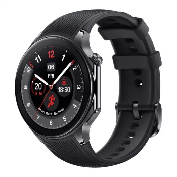 OnePlus Watch 2 - 46 mm - Smartwatch με λουράκι - Fluorelastomer - Μέγεθος καρπού: 140-210 mm - Οθόνη 3,63 cm (1,43 inch)