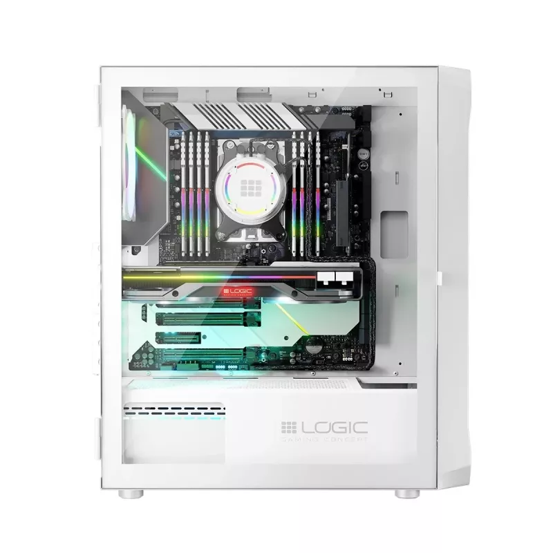 Κουτί υπολογιστή Logic PORTOS ARGB MINIDI USB 3.0 Λευκό