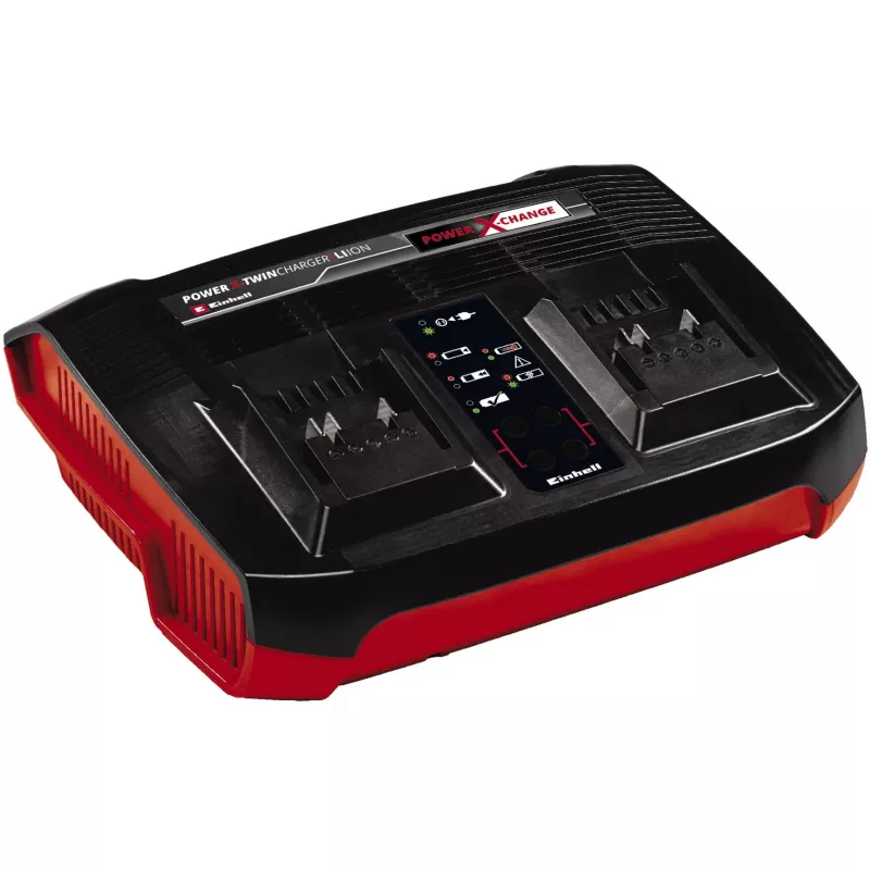 Σετ φορτιστή μπαταρίας Einhell 2x 4.0Ah Twincharger AC LED