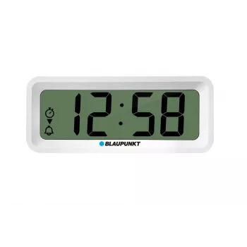 Ξυπνητήρι BLAUPUNKT CL04WH ρολόι πολλαπλών λειτουργιών, λευκό — θερμόμετρο, ημερολόγιο, λειτουργία αναβολής, 88×37×21 mm