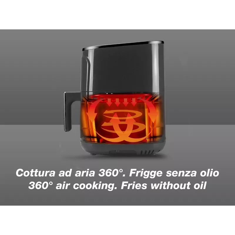 Φριτέζα αέρα Beper P101FRI051 5 L 1400 W μαύρη