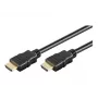 Wentronic goobay Series 2.0 - Highspeed - Καλώδιο HDMI με Ethernet - HDMI αρσενικό σε HDMI αρσενικό - 15 m - Διπλή μόνωση - Μαύρο - 4K Ultra HD s