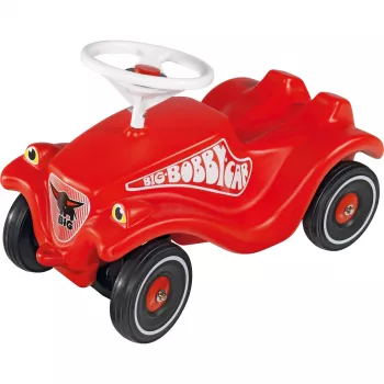 Παιδικό αυτοκίνητο Simba-Dickie BIG Bobby Car Classic κόκκινο με Whisper Wheels και φροντίδα παπουτσιών