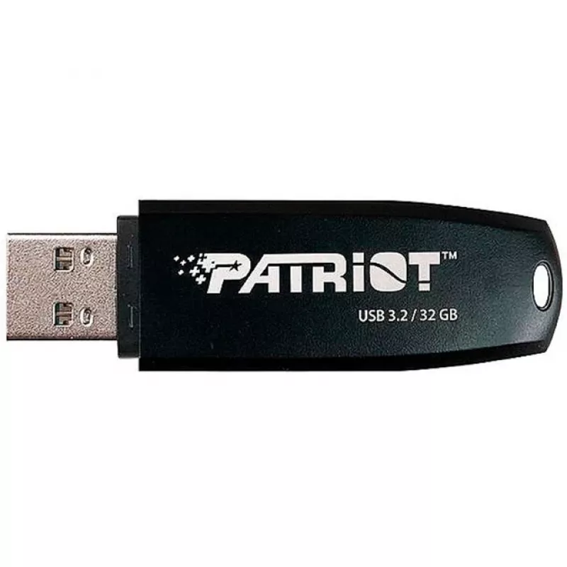 USB Flash Drive PATRIOT 32 GB USB Type-A 3.2 Gen 1 μαύρο, 80 MB/s, μπρελόκ