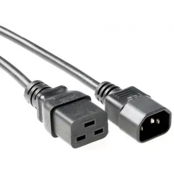 Microconnect PE0191430 Καλώδιο τροφοδοσίας μαύρο 3 m υποδοχή C19 υποδοχή C14