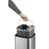 Durable TOUCH 12L ορθογώνιος ανοξείδωτο ατσάλι ασημί μαύρο