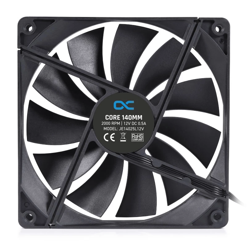 Ανεμιστήρας Alphacool 24853 14 cm Μαύρος 2000 RPM Υδραυλικός