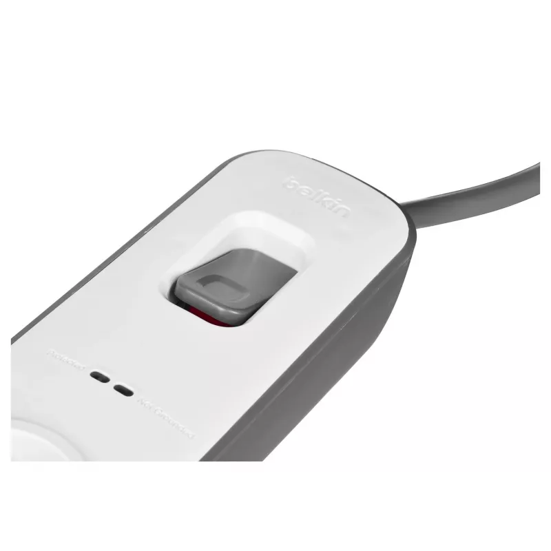 Προστασία υπέρτασης Belkin BSV401CA2M μαύρο λευκό 4 πρίζες ρεύματος 2 m