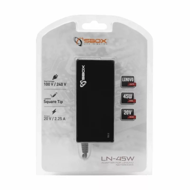 Sbox Προσαρμογέας για notebook Lenovo LN-45W