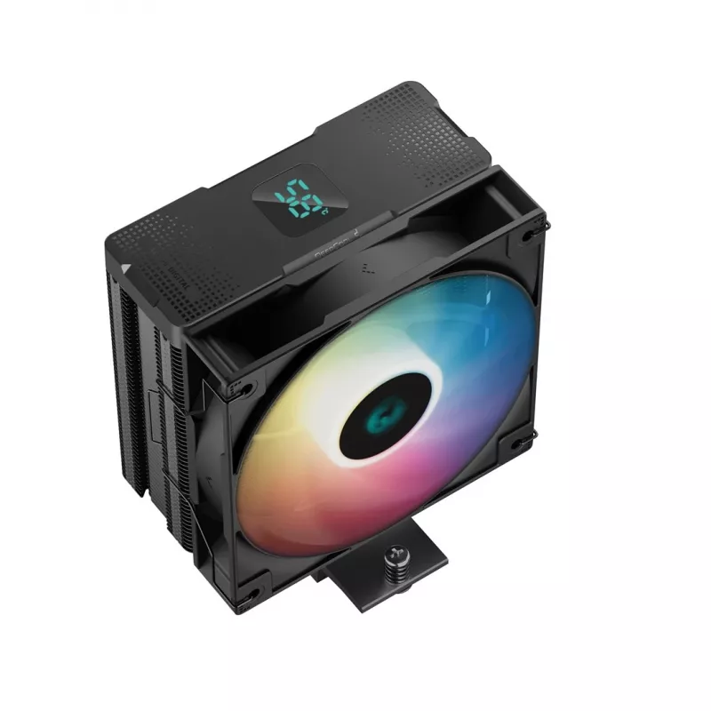 DeepCool AG400 Digital BK ARGB Ψύκτρα επεξεργαστή αέρα 12 cm Μαύρο 1 τεμ.