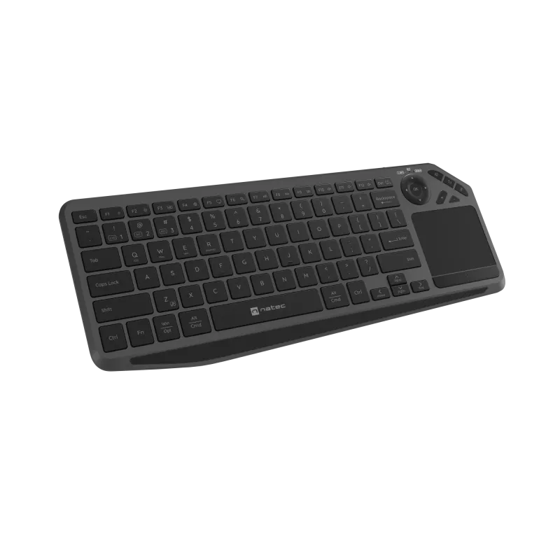 Natec Turbot 2 | Πληκτρολόγιο | Ασύρματο | US | Bluetooth | Μαύρο/Γκρι