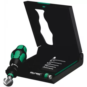 Wera Σετ τρυπανιών βύθισης 8 τεμ. 6,3 mm, 8,3 mm, 10,4 mm, 12,4 mm, 16,5 mm, 20,5 mm HSS 05104655001 1/4 (6,3 mm) 1 σετ (05104655001)