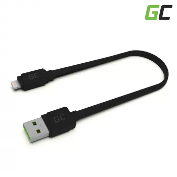 Green Cell KABGC02 Καλώδιο Lightning 0,25 m μαύρο