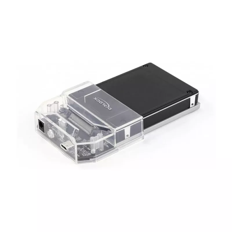 Σταθμός σύνδεσης DeLOCK USB Type-C για 1 x U.2 SSD μαύρο