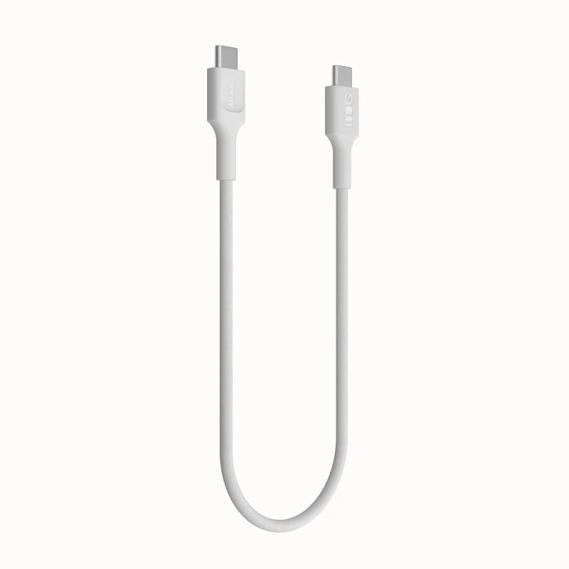 Καλώδιο USB-C-USB-C PowerStream 100W πλεκτό 1,2m λευκό