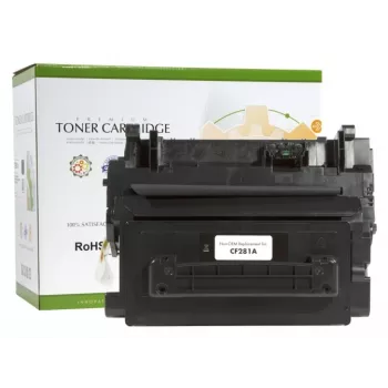 Συμβατό Static-Control Hewlett-Packard 81A (CF281A) μαύρο, 10500 σελίδες