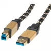 Καλώδιο USB 3.0 ROLINE GOLD Type A M - B M 3,0 m