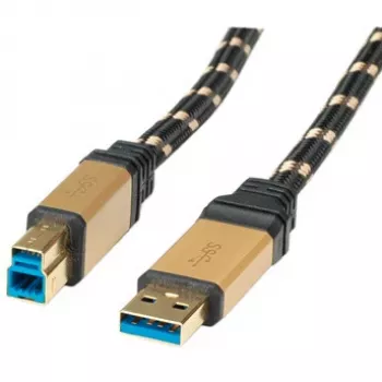 Καλώδιο USB 3.0 ROLINE GOLD Type A M - B M 3,0 m
