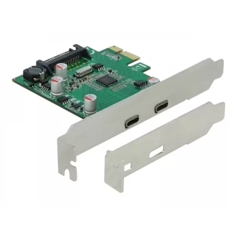 DeLOCK Κάρτα PCI Express x1 σε 2 x υποδοχή USB Type-C™