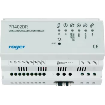 Ελεγκτής πρόσβασης RoGer PR402DR 9050 – μονάδα ελέγχου πρόσβασης πόρτας με προηγμένες λειτουργίες ασφαλείας