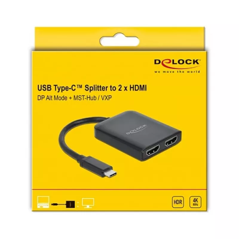 Διαχωριστής USB Type-C DeLOCK 87755