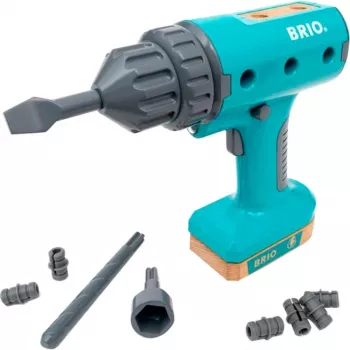 Παιχνίδι κατσαβίδι μπαταρίας BRIO Builder Μοντέλο 63460000 — ρεαλιστικός σχεδιασμός, εργαλείο με μπαταρία