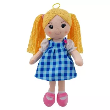 TULILO Κούκλα Πάνινη Basia 35 cm, μαλακό πάνινο παιχνίδι για παιδιά