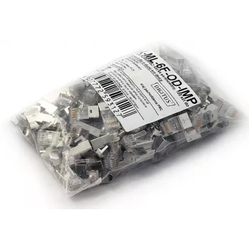 Σύνδεσμος καλωδίου RJ45 Γκρι Digitus X-ML-6F-OD-IMP Αρσενικό 100 τεμ.