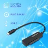 Προσαρμογέας QOLTEC SATA 52269 για μονάδα 2,5 ιντσών σε USB-C, υποστηρίζει έως 2 TB