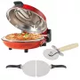 Μηχανή πίτσας Petra PT5666VDE Bella Pizza 1200 W αντικολλητική επιφάνεια, επιτραπέζιος φούρνος πίτσας