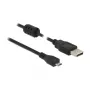 Καλώδιο USB DeLOCK 5m USB 2.0-A Micro-B μαύρο