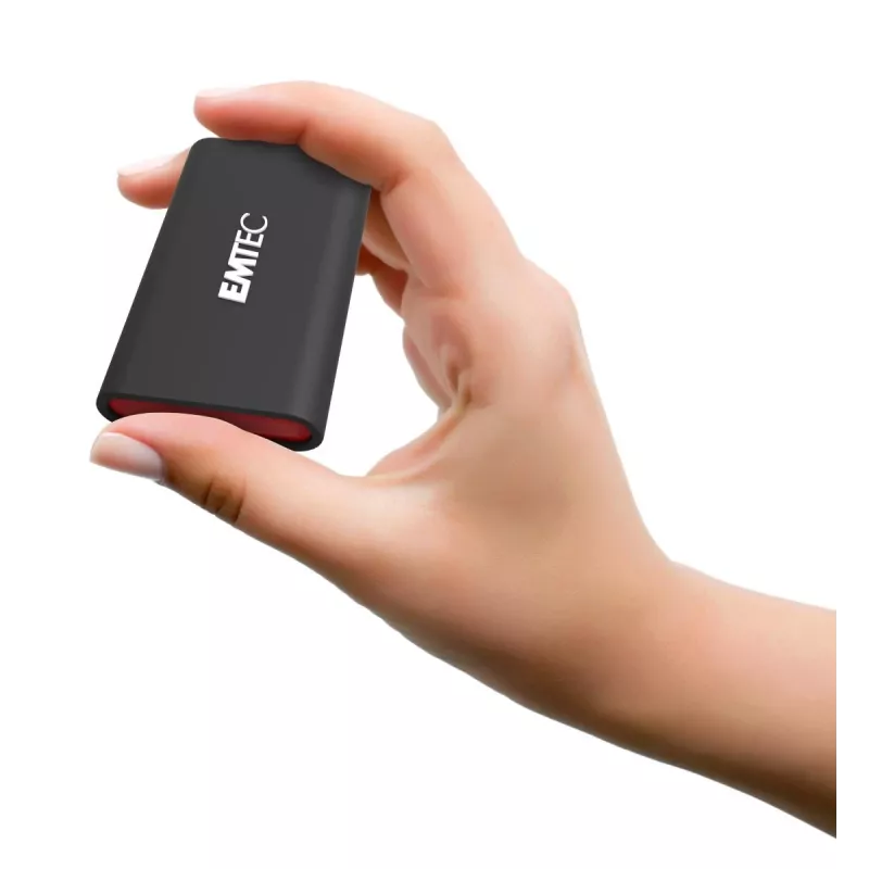 Emtec X210 ELITE 2 TB USB Type-C 3.2 Gen 2 (3.1 Gen 2) μαύρο, κόκκινο