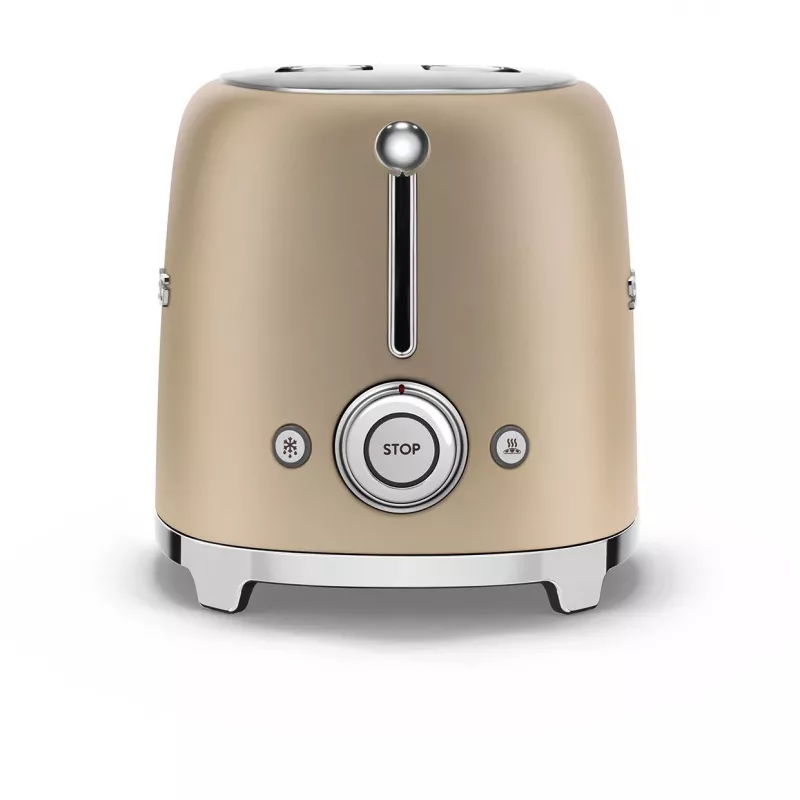Τοστιέρα Smeg 50's Style TSF01CHMEU 2 φέτες χρυσό 950W